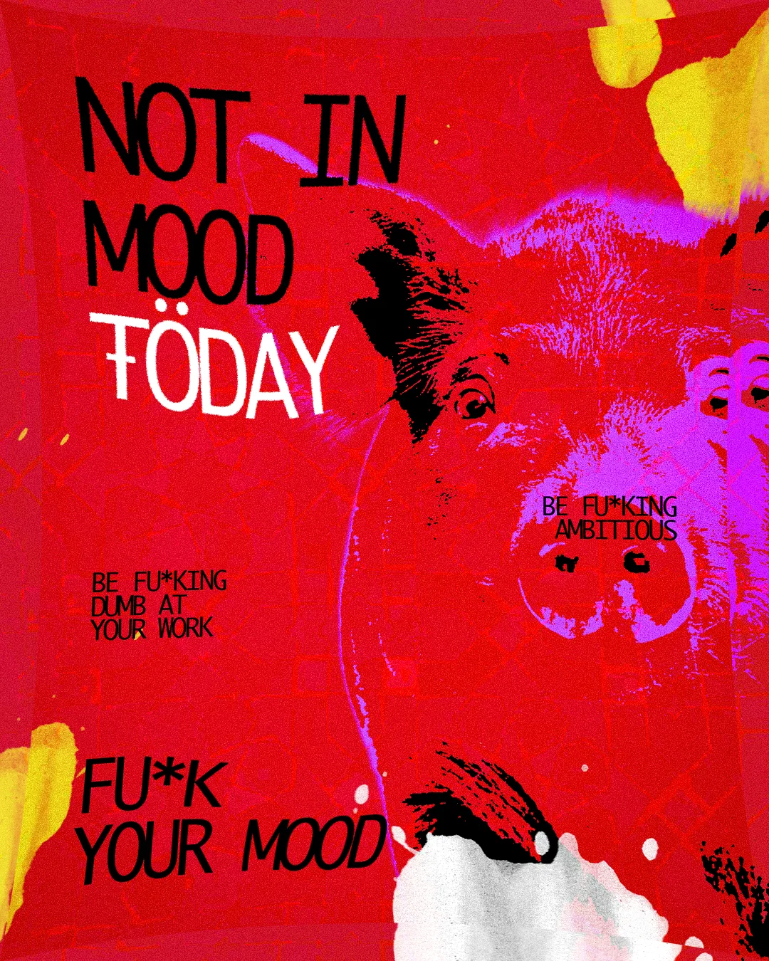 Not In Mood. — Social Media Design